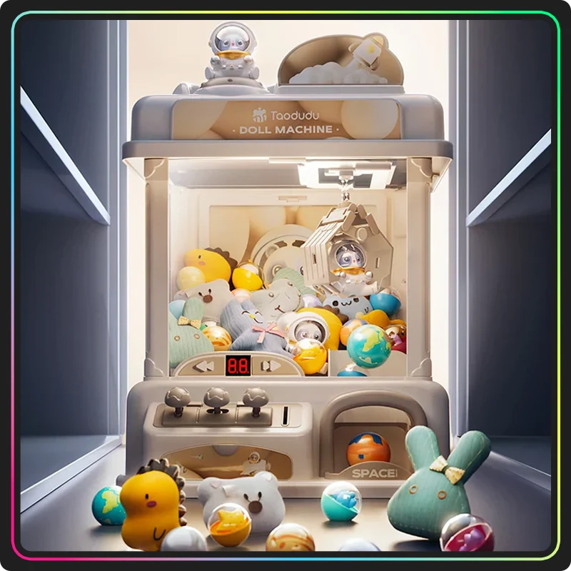 Mini Claw Machine Arcade Game With 35 Prizes & Digital Timer