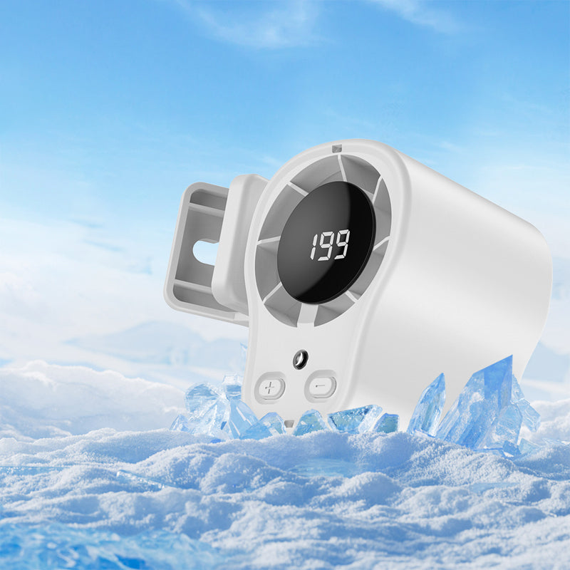 Mini Clip Fan USB-Rechargeable Whisper-Quiet 3-Speed