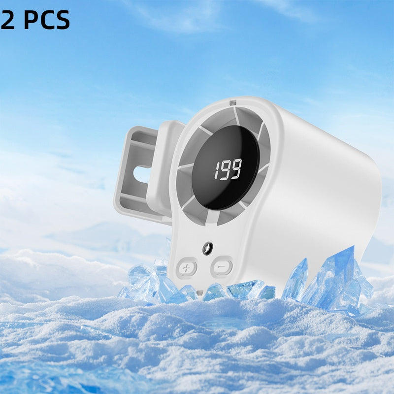 Mini Clip Fan USB-Rechargeable Whisper-Quiet 3-Speed