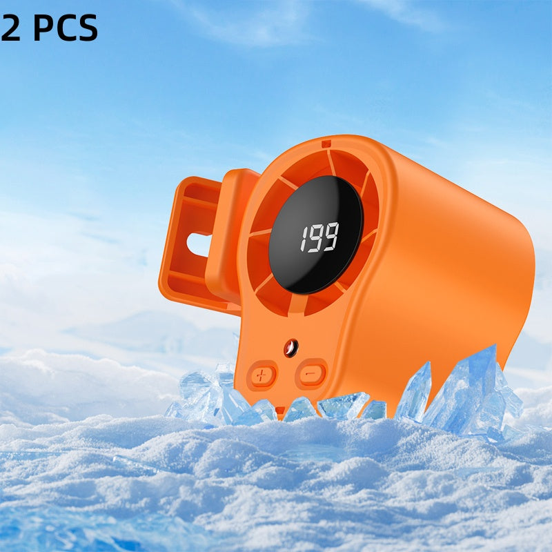 Mini Clip Fan USB-Rechargeable Whisper-Quiet 3-Speed
