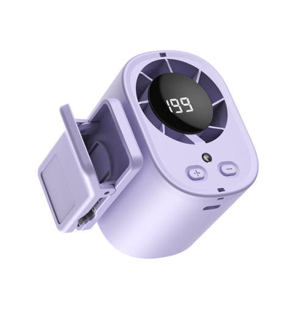 Mini Clip Fan USB-Rechargeable Whisper-Quiet 3-Speed