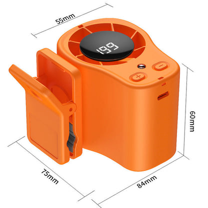 Mini Clip Fan USB-Rechargeable Whisper-Quiet 3-Speed