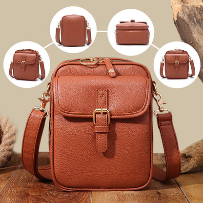 Mini Crossbody Bag RFID Protection 10 Card Slots