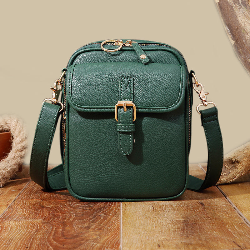 Mini Crossbody Bag RFID Protection 10 Card Slots