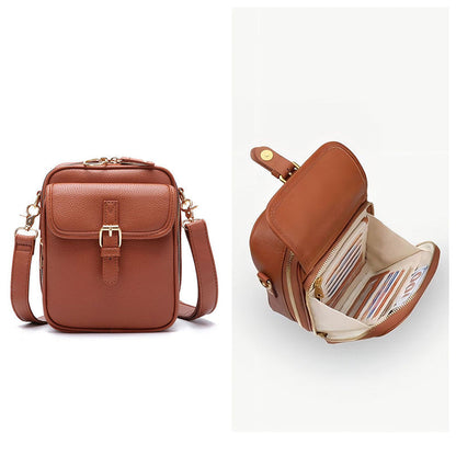 Mini Crossbody Bag RFID Protection 10 Card Slots