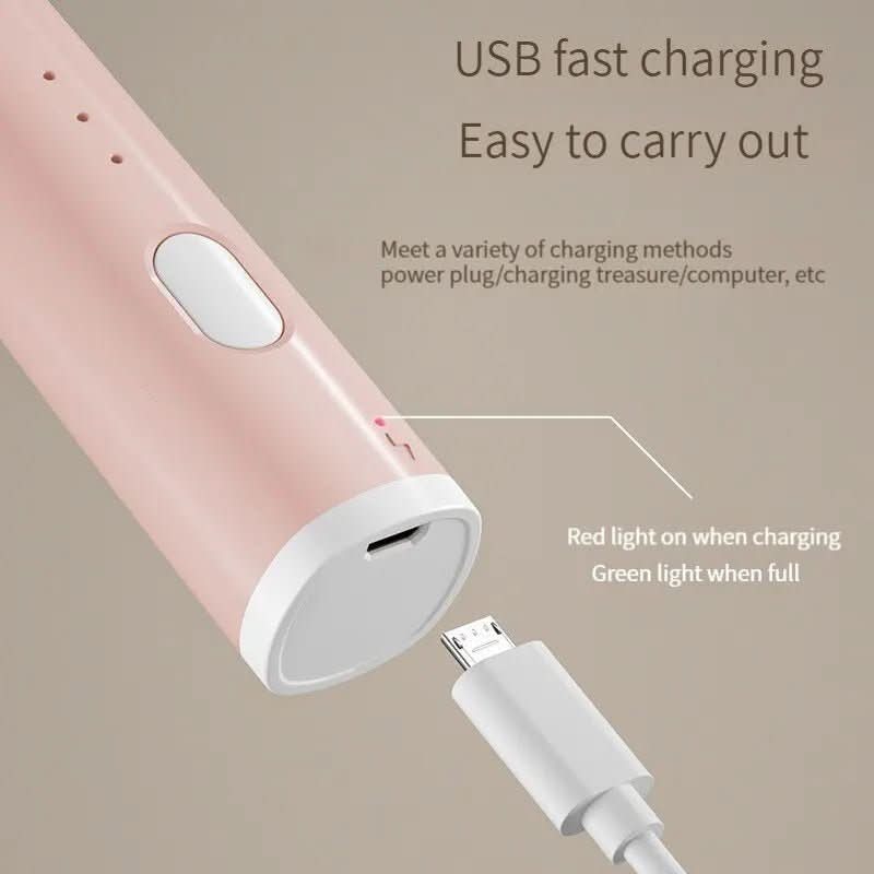 Mini Hand Mixer USB Rechargeable 3-Speed Stainless Steel Whisk