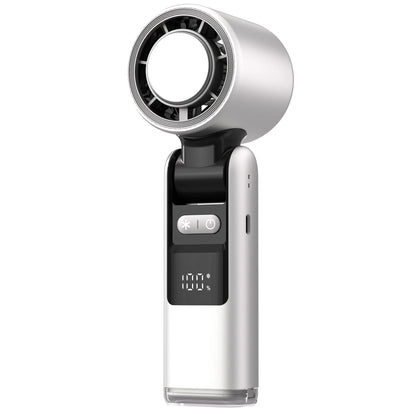Mini Handheld Fan Foldable 100 Wind Levels Digital Display