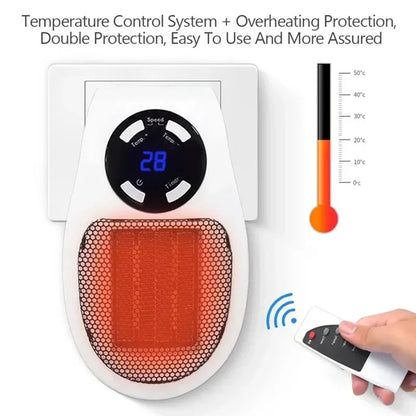 Mini Portable Heater 500W Smart Temperature Control