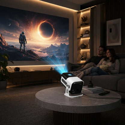 Mini Projector 720p Native WiFi & Bluetooth Portable