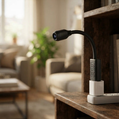 Mini Surveillance Camera Swivel Arm Full HD & AI