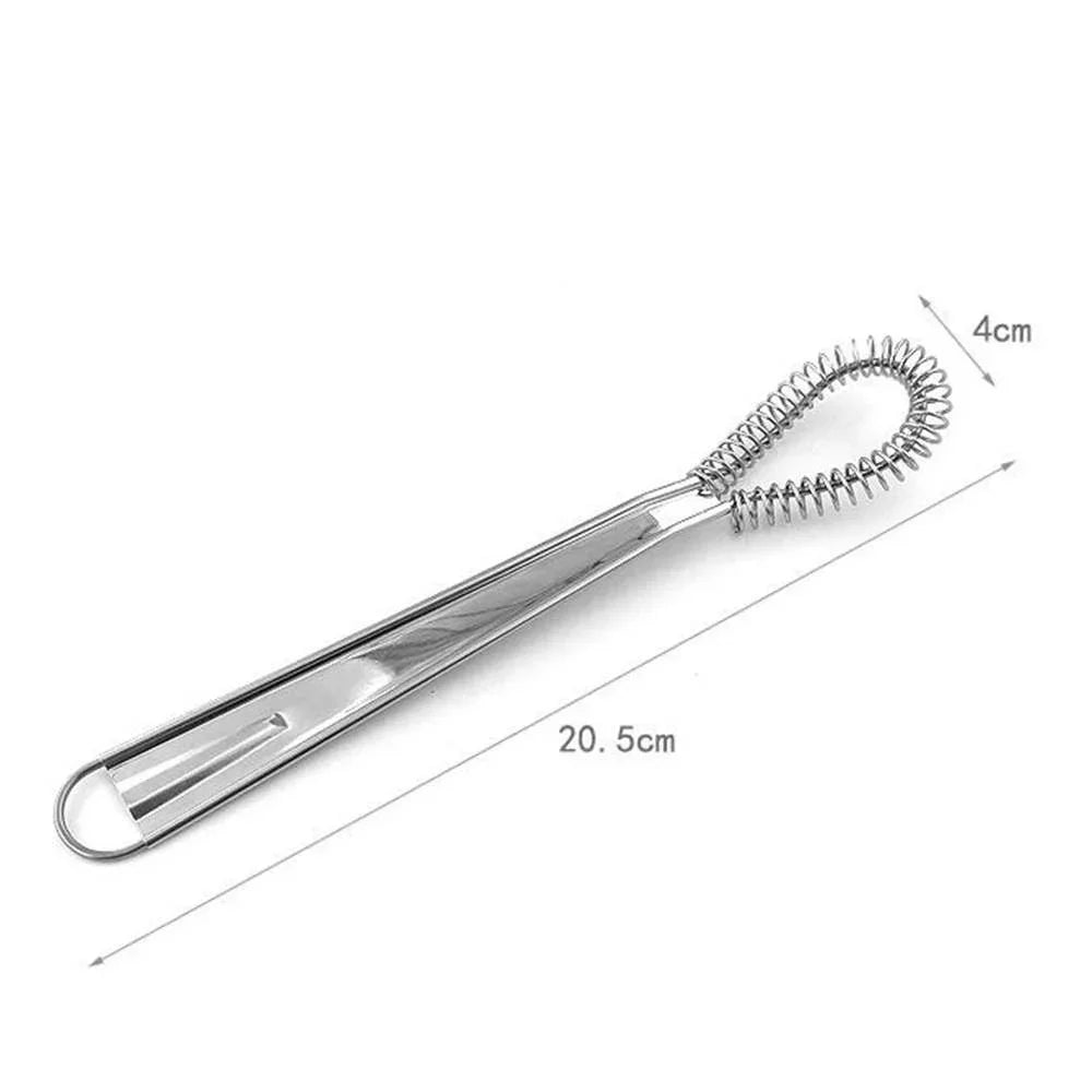 Mini Whisk Stainless Steel Spring-Action