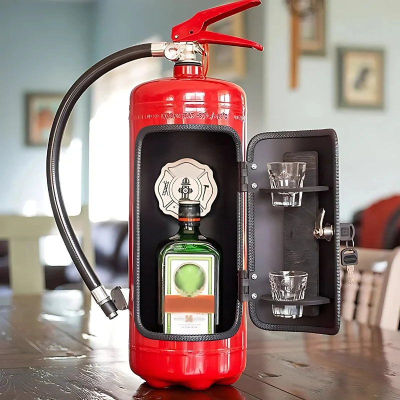 Minibar Handmade From Genuine Fire Extinguisher Industrial Style