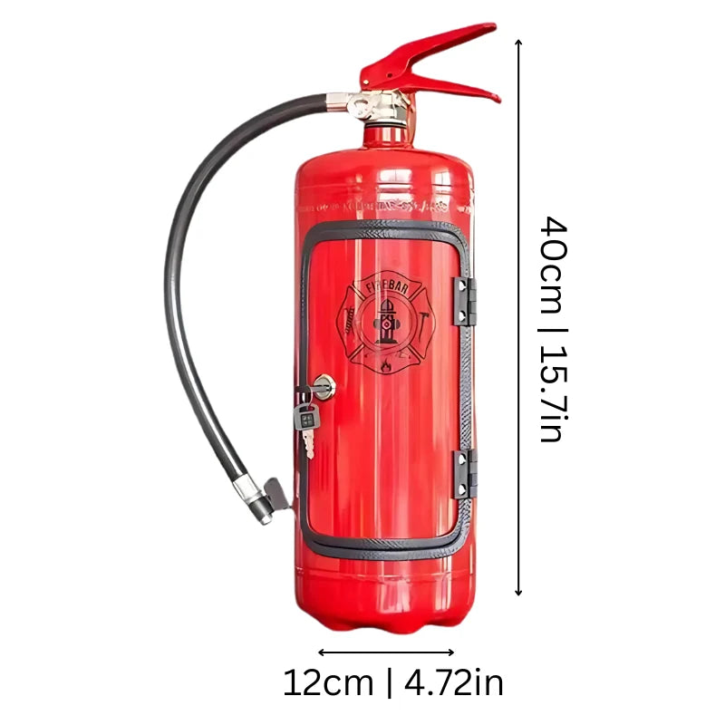 Minibar Handmade From Genuine Fire Extinguisher Industrial Style