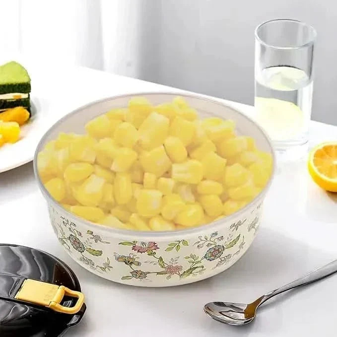 Mixing Bowl Set Enamel Nesting Space-Saving