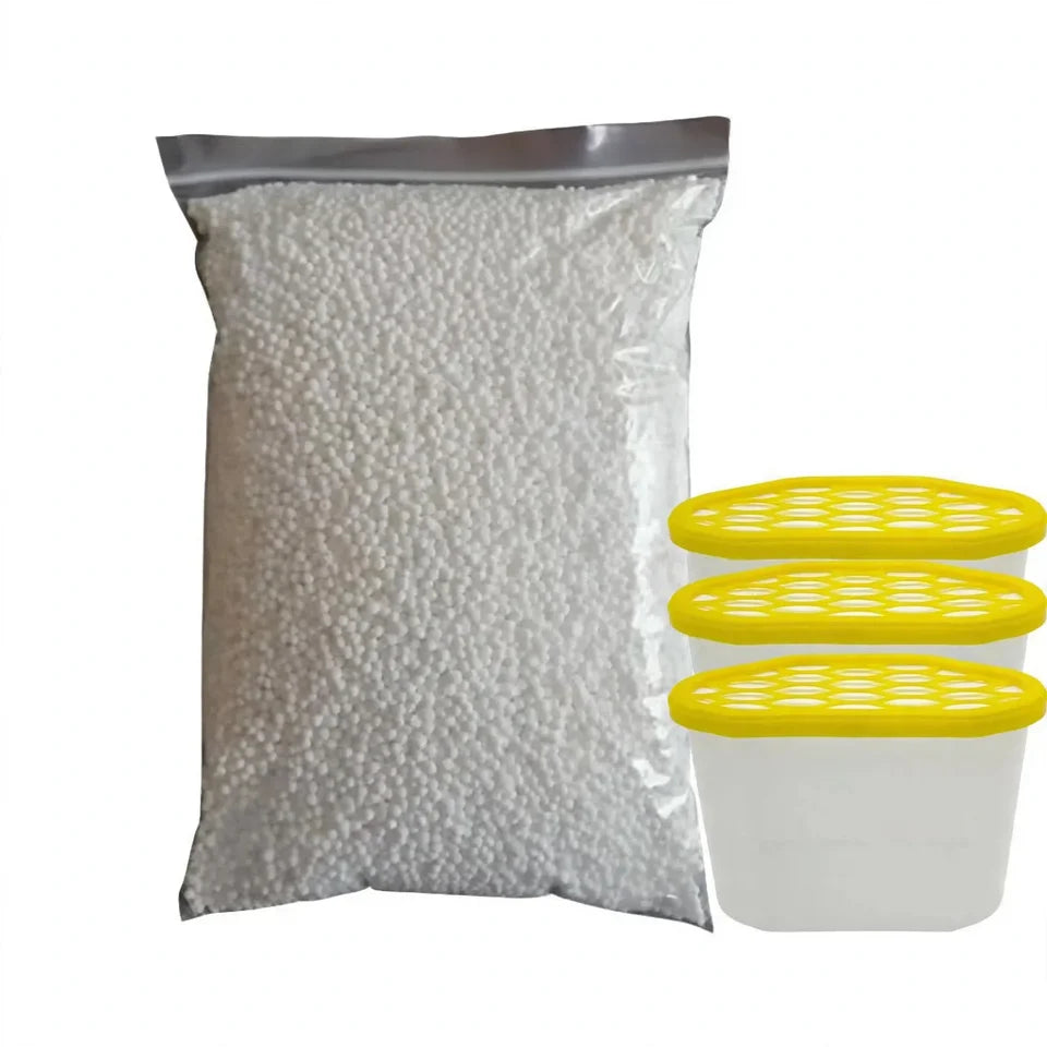 Moisture Absorber Calcium Chloride Granules 3 Refill Boxes