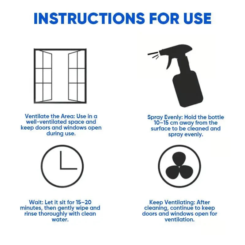 Mold Remover Spray Formaldehyde-Free Multi-Surface