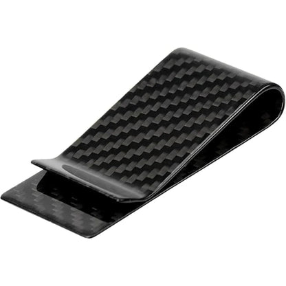 Money Clip Slim Brushed Stainless Steel Set of 2