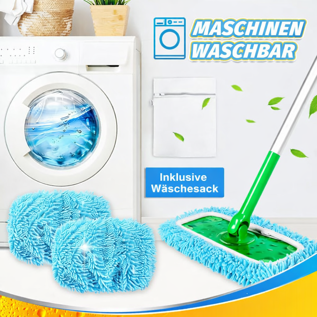 Mop Covers Microfiber Reusable & Machine-Washable