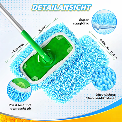 Mop Covers Microfiber Reusable & Machine-Washable