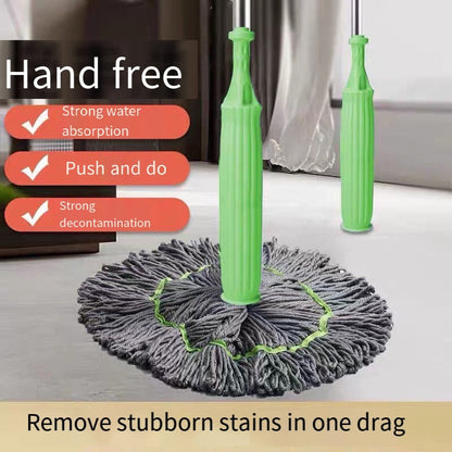 Mop Head Self-Wringing Ultra-Fine Microfiber 360 Degree Rotating Base