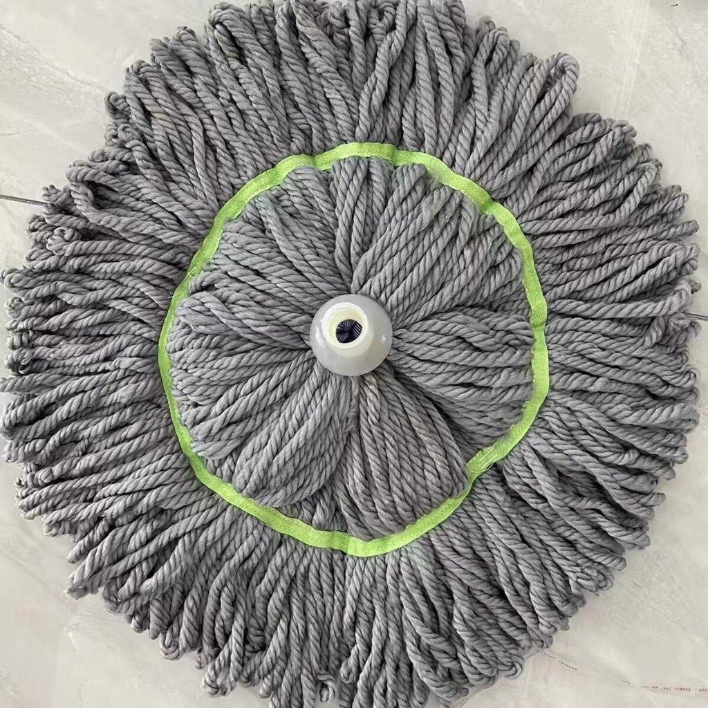 Mop Head Self-Wringing Ultra-Fine Microfiber 360 Degree Rotating Base
