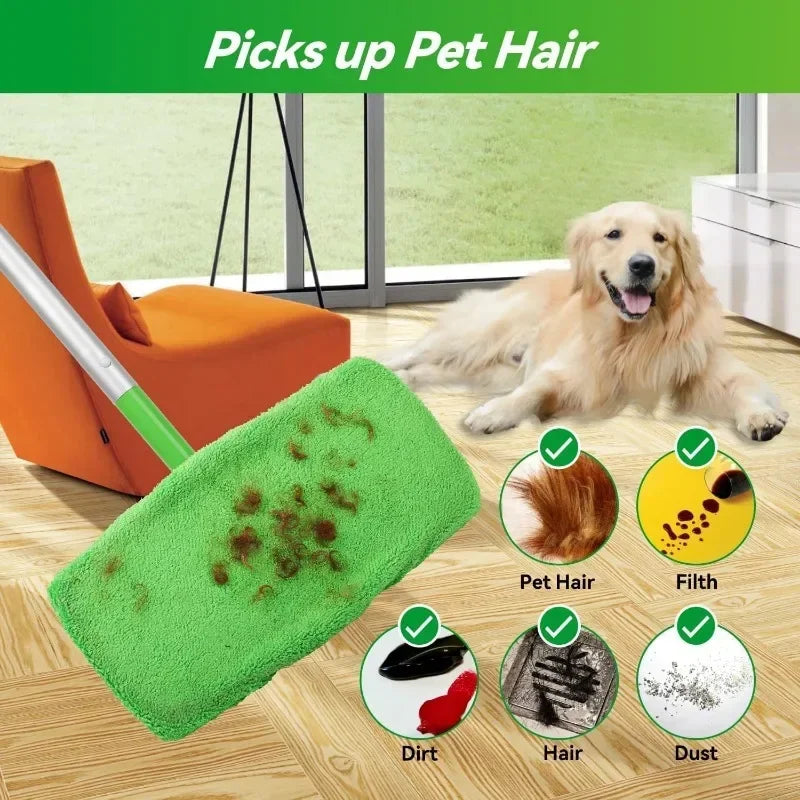 Mop Pads Dense Microfiber High Absorption Set of 6