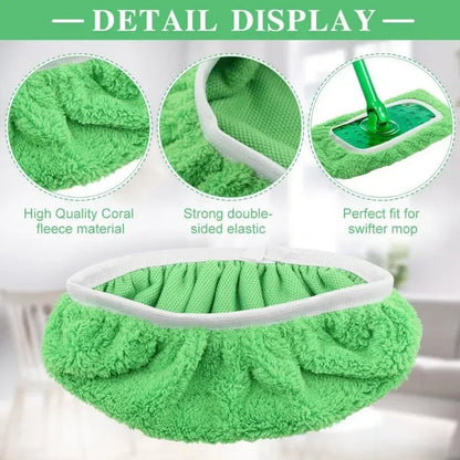 Mop Pads Dense Microfiber High Absorption Set of 6