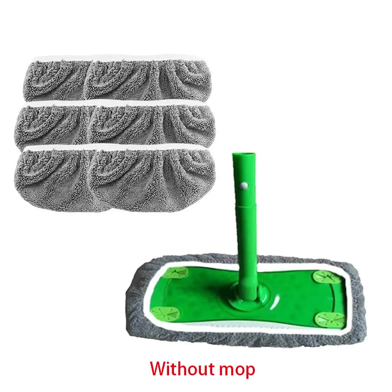 Mop Pads Dense Microfiber High Absorption Set of 6