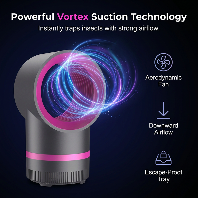 Mosquito Killer Lamp USB Powered 360 Degree Suction