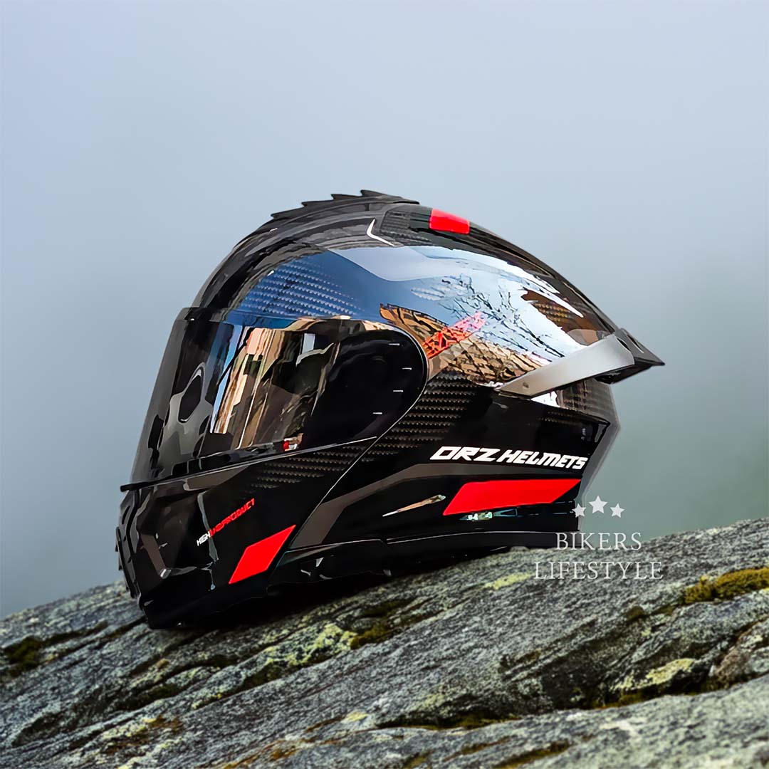 Motorcycle Helmet Modular Dual Lens Anti-Fog DOT ECE Certified
