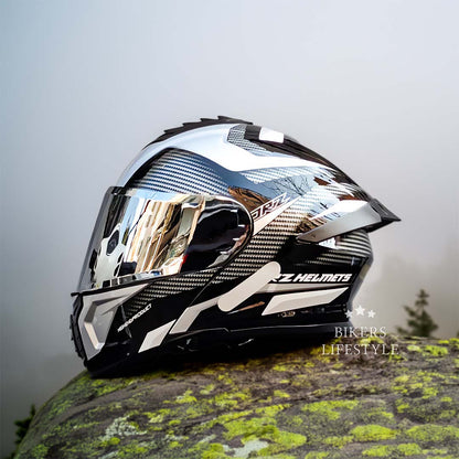 Motorcycle Helmet Modular Dual Lens Anti-Fog DOT ECE Certified