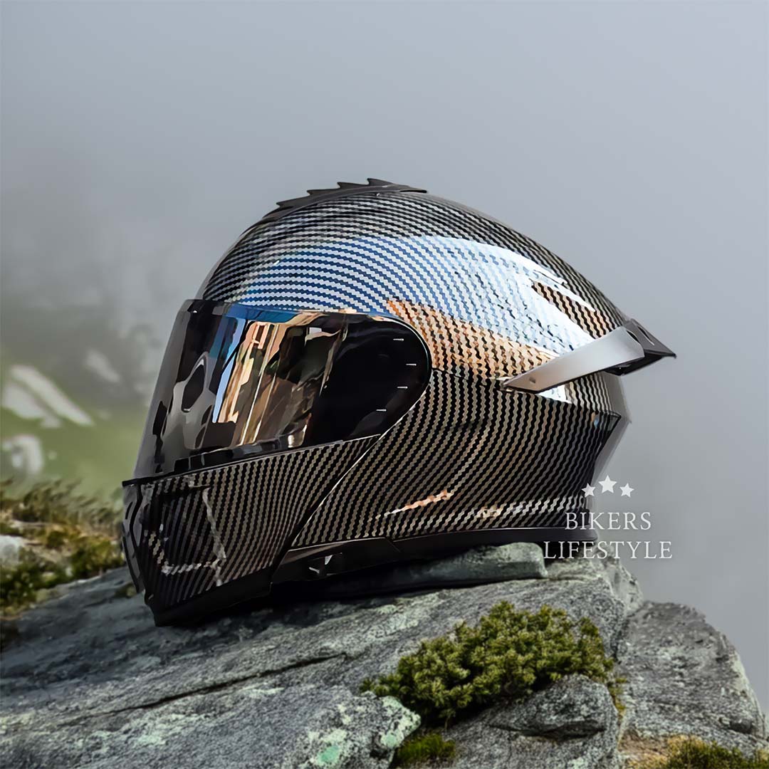 Motorcycle Helmet Modular Dual Lens Anti-Fog DOT ECE Certified