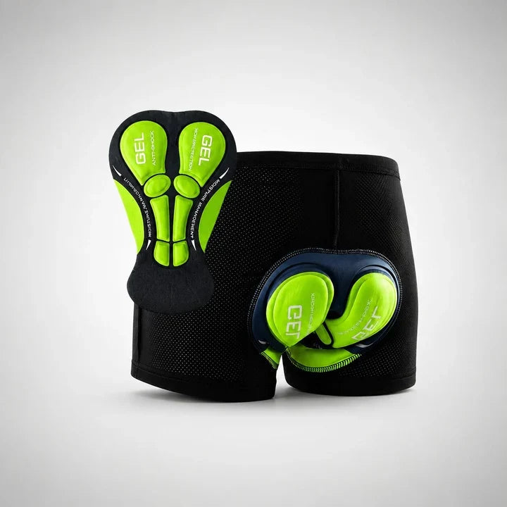Motorcycle Riding Shorts Multi-Layer Gel Padding Breathable Low-Profile