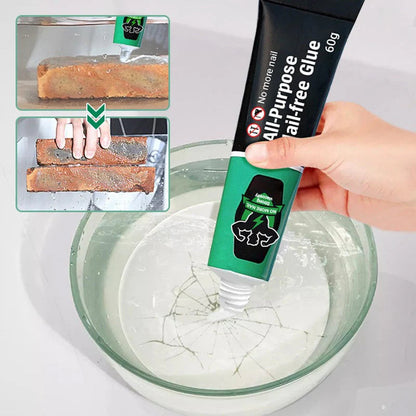 Mounting Adhesive Nail-Free Waterproof Multi-Surface 2-Pack