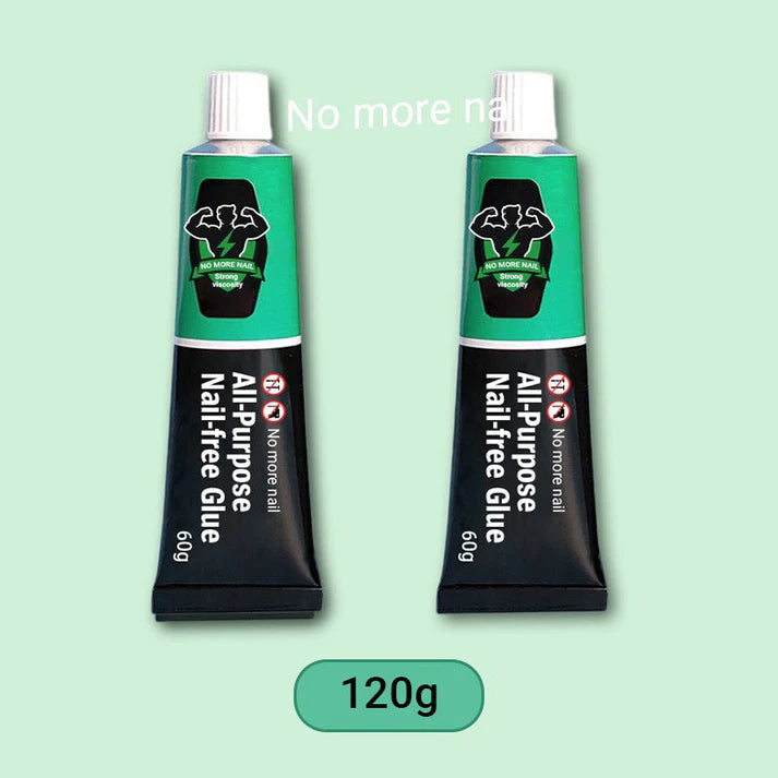 Mounting Adhesive Nail-Free Waterproof Multi-Surface 2-Pack