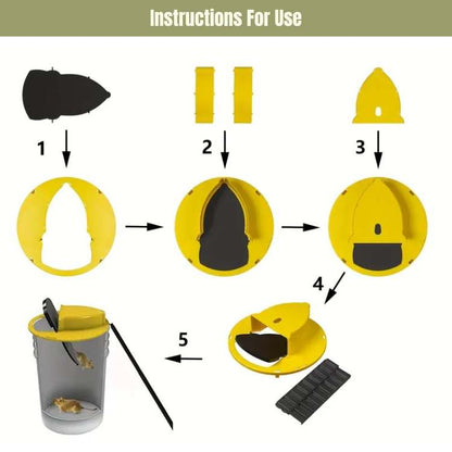 Mouse Trap Multi-Catch Self-Resetting No Contact