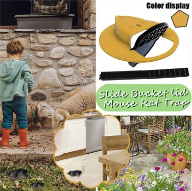 Mouse Trap Self-Resetting Fits Standard Bucket Non-Toxic & Child-Safe