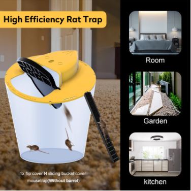Mouse Trap Self-Resetting Fits Standard Bucket Non-Toxic & Child-Safe