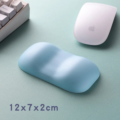 Mouse Wrist Rest Ergonomic Memory Foam Support Wipe-Clean Cover