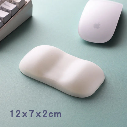 Mouse Wrist Rest Ergonomic Memory Foam Support Wipe-Clean Cover