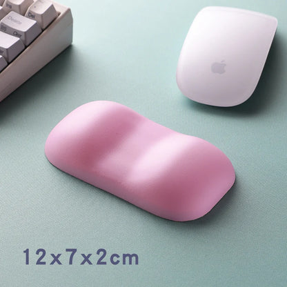 Mouse Wrist Rest Ergonomic Memory Foam Support Wipe-Clean Cover