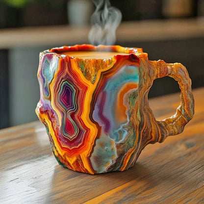Mug Mineral Crystal Insulated Dishwasher-Safe