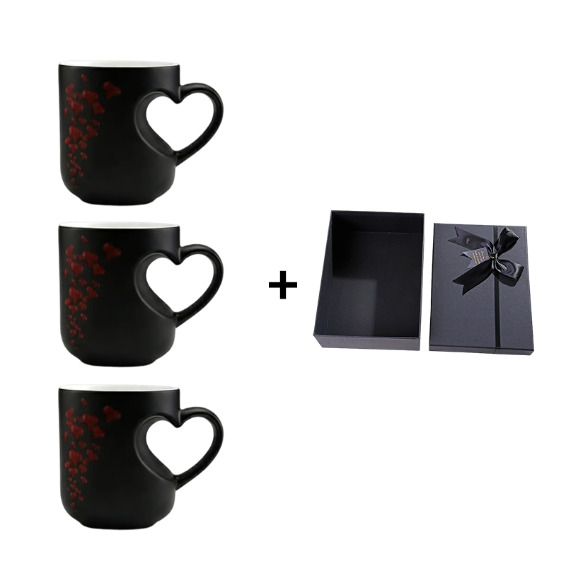 Mug Thermoactive Heart Design Microwave & Dishwasher Safe