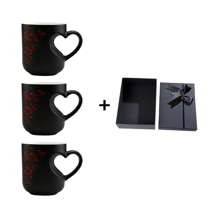 Mug Thermoactive Heart Design Microwave & Dishwasher Safe