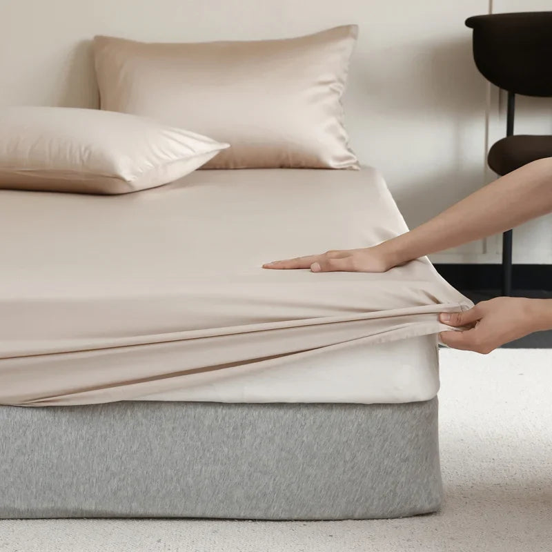 Mulberry Silk Bed Sheet Set - Luxury Bedding, Breathable and Hypoallergenic