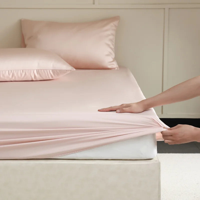 Mulberry Silk Bed Sheet Set - Luxury Bedding, Breathable and Hypoallergenic