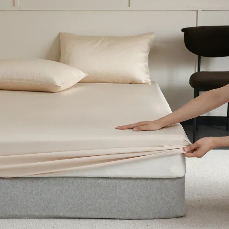 Mulberry Silk Bed Sheet Set - Luxury Bedding, Breathable and Hypoallergenic