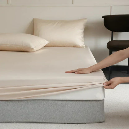 Mulberry Silk Bed Sheet Set - Luxury Bedding, Breathable and Hypoallergenic