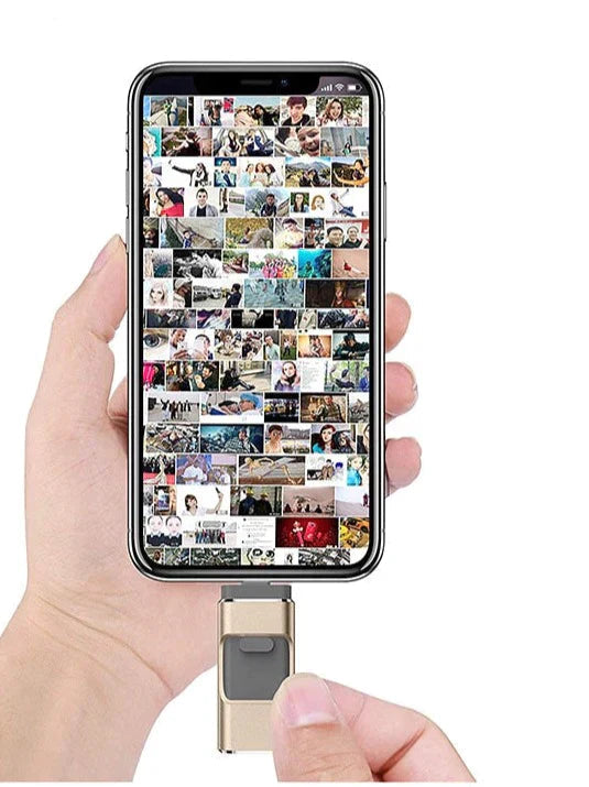Multi-Port USB Flash Drive OTG & USB Aluminum Case