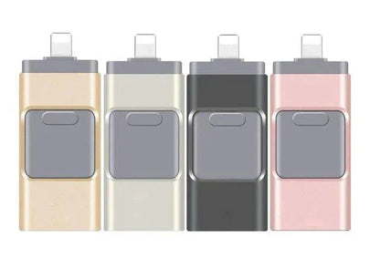 Multi-Port USB Flash Drive OTG & USB Aluminum Case